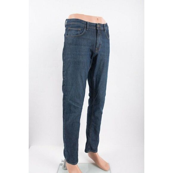 Massimo Dutti Mens Jeans Denim US 32 EU 42 Blue Slim Fit 0047/046 NWOT - Picture 3 of 8